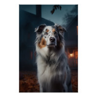 Berger Australien Halloween Épouvantable