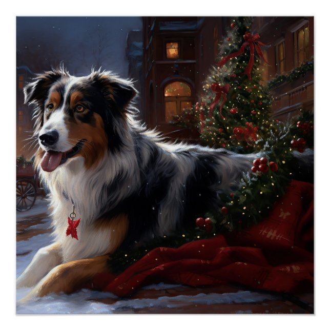 Poster Bergers australiens Saison des fêtes de Noël (Devant)