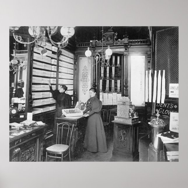 Poster Berlin, mode, années 1890 (Devant)