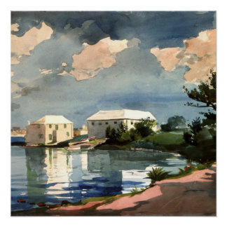 Poster Bermudes, Bouteille de sel, fine art