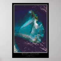 Berry Islands Bahamas Carte satellite spatiale