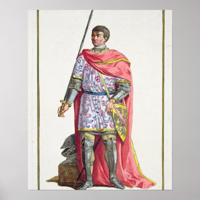 Poster Bertrand du Guesclin (1320-80) de Receuil des E (Devant)