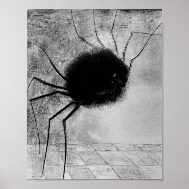 Poster Bertrand-Jean Redon - Araignée riante (Devant)