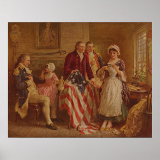 Poster Betsy Ross, 1777, JLG Ferris, c1930