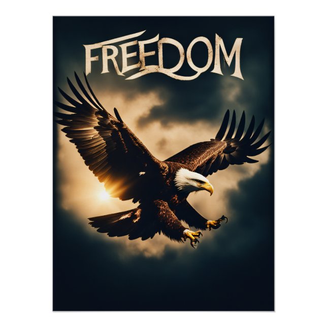 Poster Beyond Wings: Freedom with an Eagle (Devant)