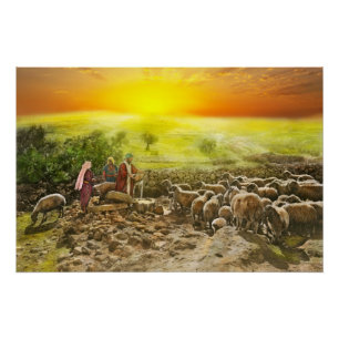 Poster Bible - Psaume 23 - Mon tour de coupe sur 1920