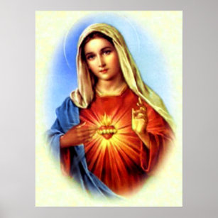 Poster Bienheureuse Vierge Marie - Mère de Dieu
