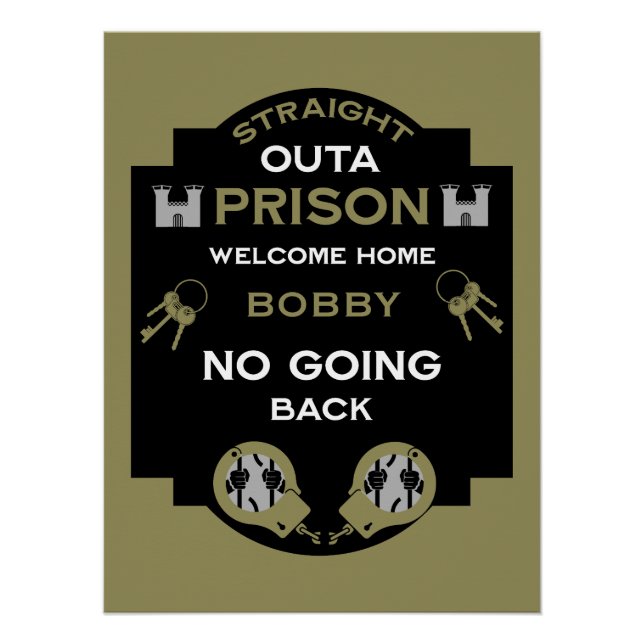 Poster Bienvenue À La Maison De La Prison (Devant)