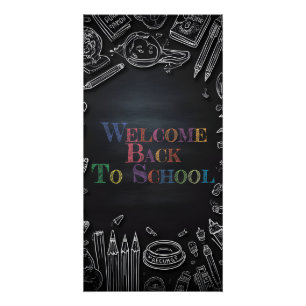 Poster Bienvenue à l'école – Nouvelle année scolaire