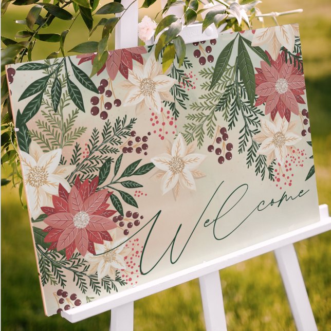 Poster BIENVENUE  | Botanique Splendor Noël (Créateur téléchargé)