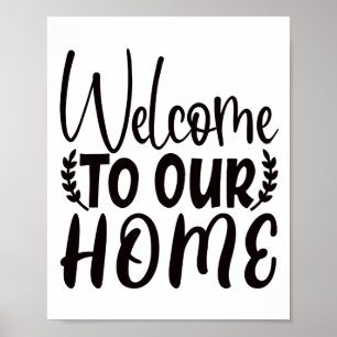 Poster "Bienvenue chez nous"