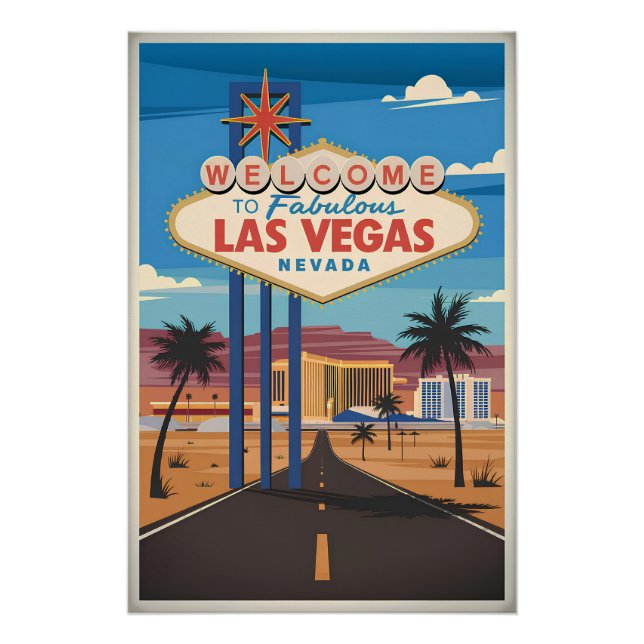 Poster Bienvenue dans la fabuleuse Las Vegas Nevada (Devant)