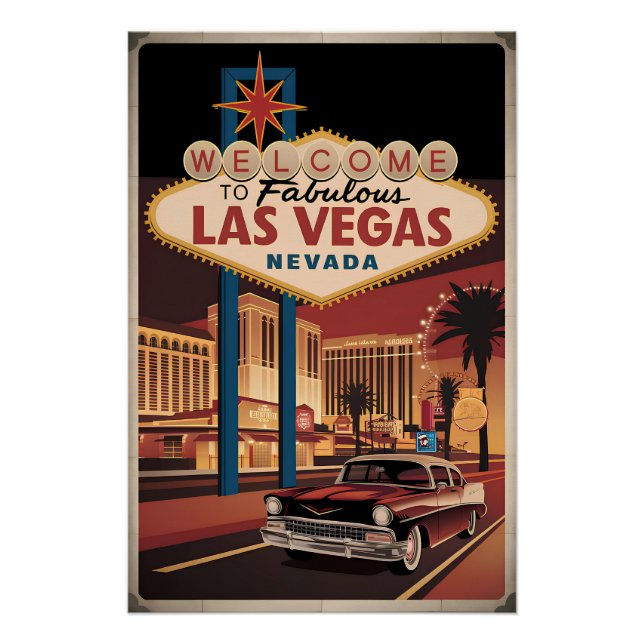 Poster Bienvenue dans la fabuleuse Las Vegas Nevada (Devant)