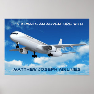 Poster Bienvenue dans ma chambre ! (Avion)