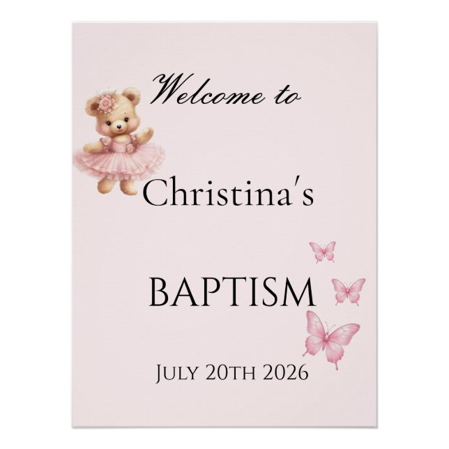 Poster Bienvenue pour signer (Devant)
