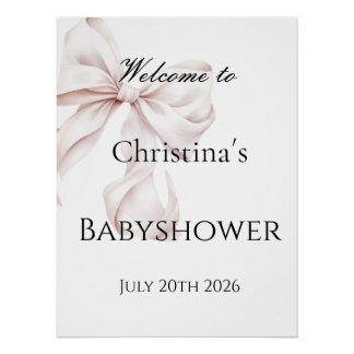 Poster Bienvenue pour signer