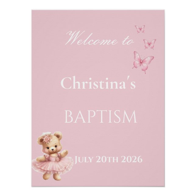 Poster Bienvenue pour signer (Devant)