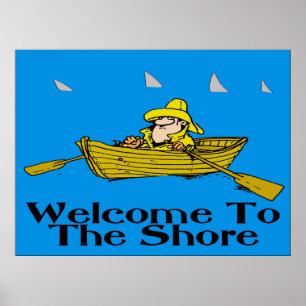 Poster Bienvenue sur le Rowboat Shore