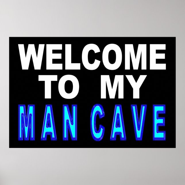 Poster Bienvenue Sur Le Signe De Ma Grotte Homme (Devant)