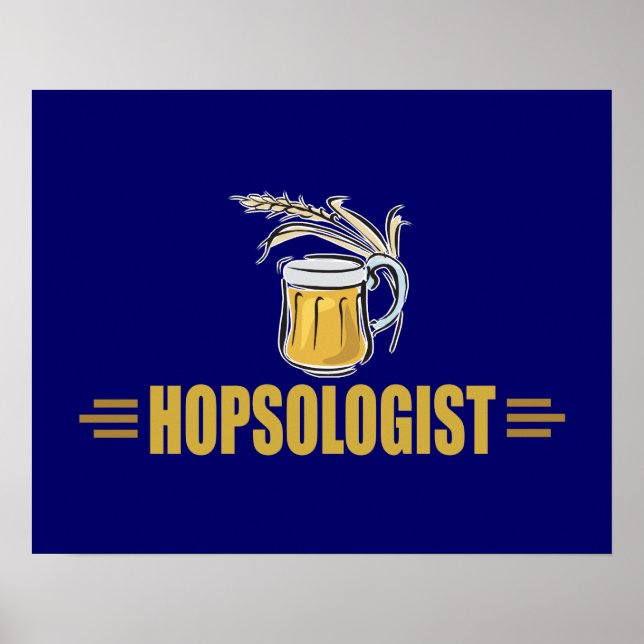 Poster Bière drôle (Devant)