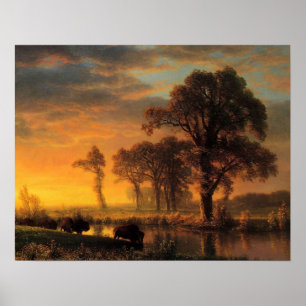 Poster Bierstadt - Western Kansas