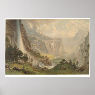Poster Bierstadt Yosemite Valley, Californie (1884A)