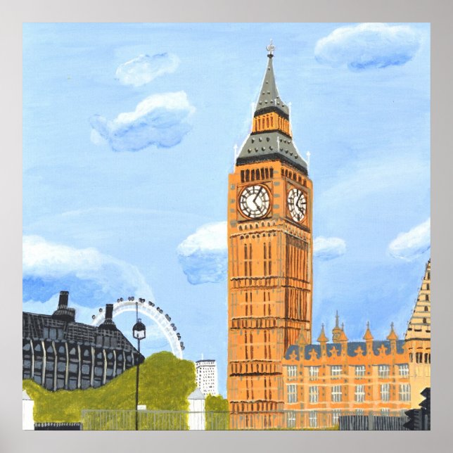 Poster Big Ben (Devant)