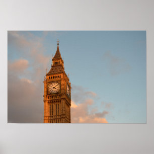 Poster Big Ben dans la copie d'affiche de Londres