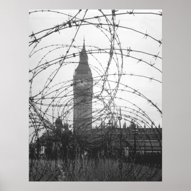 Poster Big Ben dans le 2ÈME GUERRE MONDIALE (Devant)