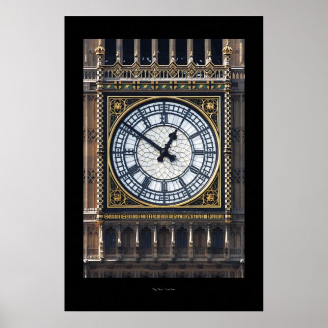 Poster Big Ben - Londres (Devant)
