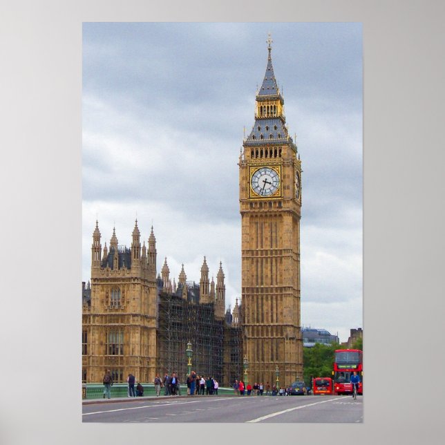 Poster Big Ben, Londres (Devant)