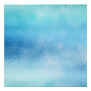 Poster Big Blue Sky Ocean Abstrait Contemporary Ombre