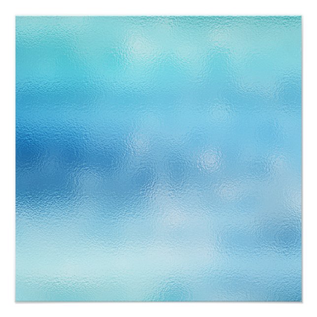 Poster Big Blue Sky Ocean Abstrait Contemporary Ombre (Devant)