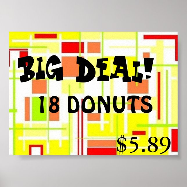 POSTER BIG DEAL (Devant)