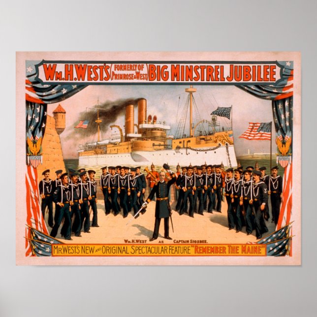 Poster Big Minstrel Jubilee Se souvenir de l'affiche du M (Devant)