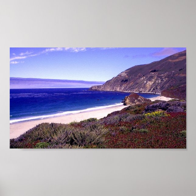 Poster Big Sur Beach (Devant)