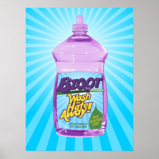 Poster BIGOT Lavez la Haine! [affiche]