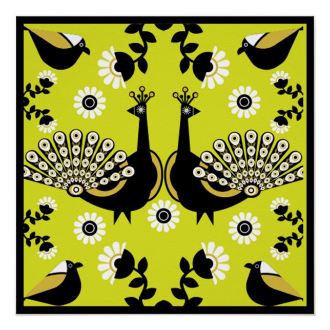 Poster Bijoux Et Décor Peacock (Devant)