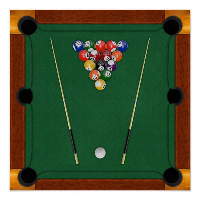 Poster Billard (Devant)