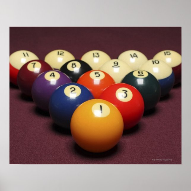 Poster Billard (Devant)