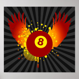 Poster billard hi-fi
