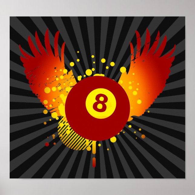 Poster billard hi-fi (Devant)