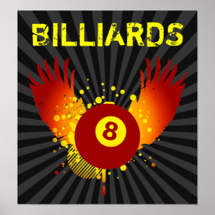 Poster billard hi-fi
