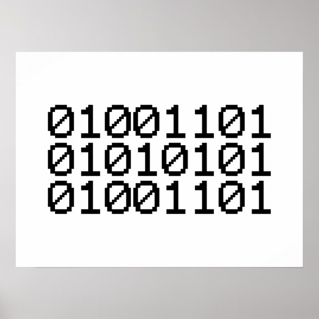 POSTER BINARY MUM (Devant)