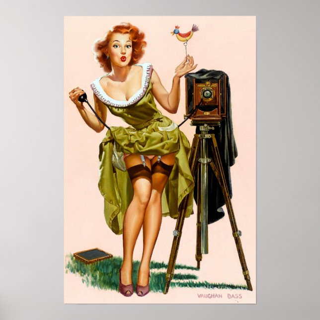 Poster Birdy Pin Up (Devant)