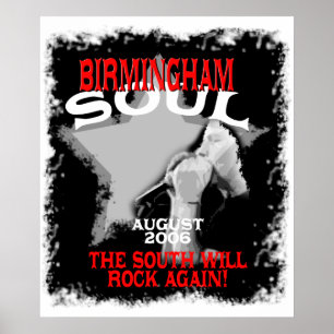 Poster Birmingham Soul : Le Sud Va De Nouveau Rocher !