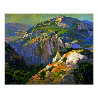 Poster Bischoff - Canyon Green, art,