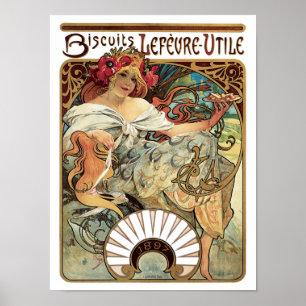 Poster Biscuits Lefevre Utile