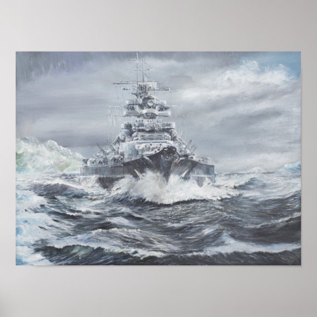 Poster Bismarck off Greenland coast 1900hrs 23rdMay (Devant)