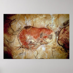 Poster Bison from the Altamira Caves